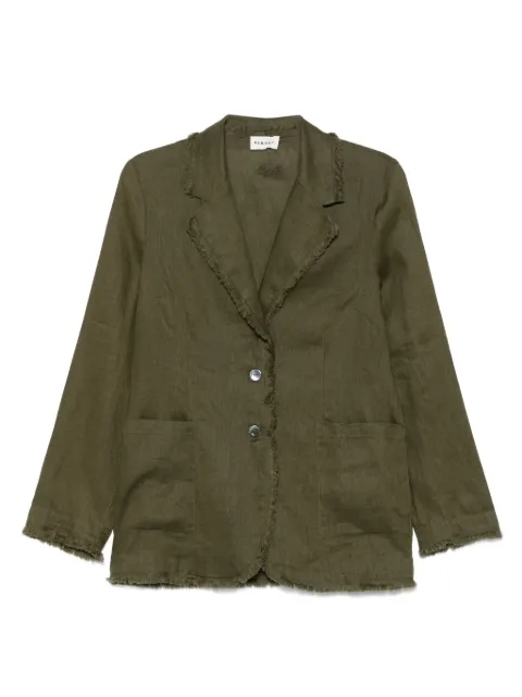 P.A.R.O.S.H. blazer con bordes deshilachados