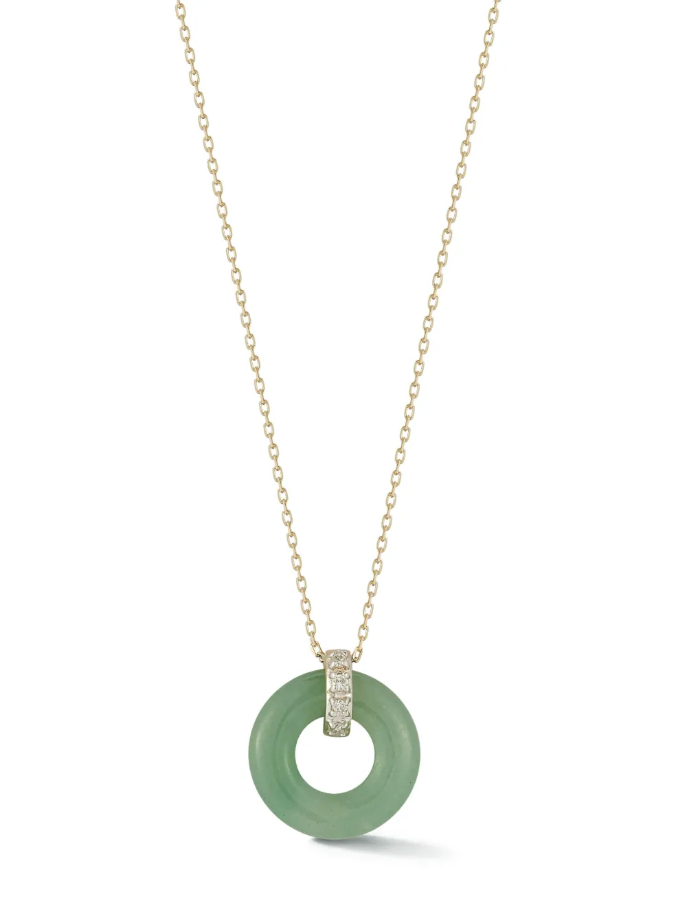 Mateo Diamond Donut necklace - Goud