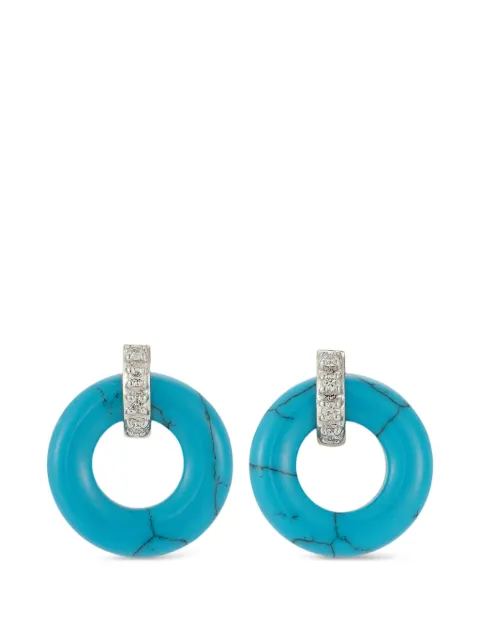 Mateo door knocker donut earrings