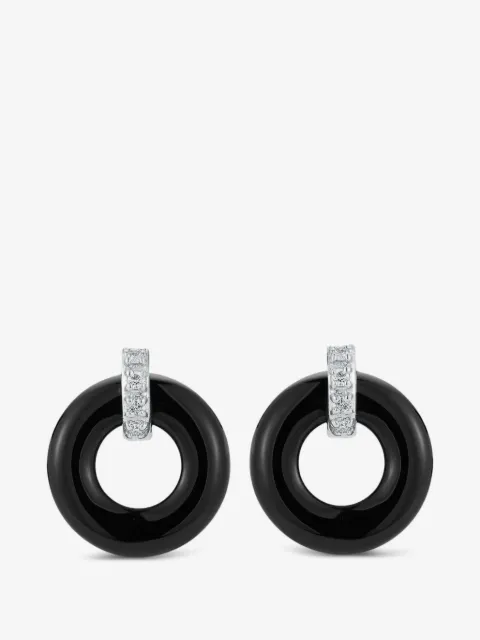 Mateo door knocker donut earrings