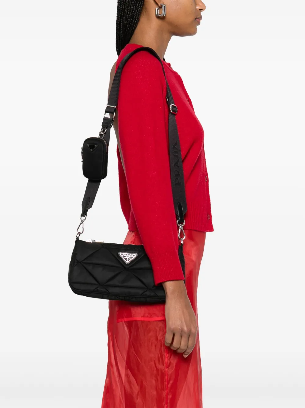 Prada Borsa a tracolla imbottita Re-Nylon | Image 2