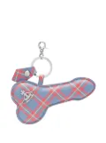 Vivienne Westwood checked keyring - Blue