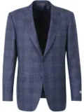 Canali checked blazer - Blue