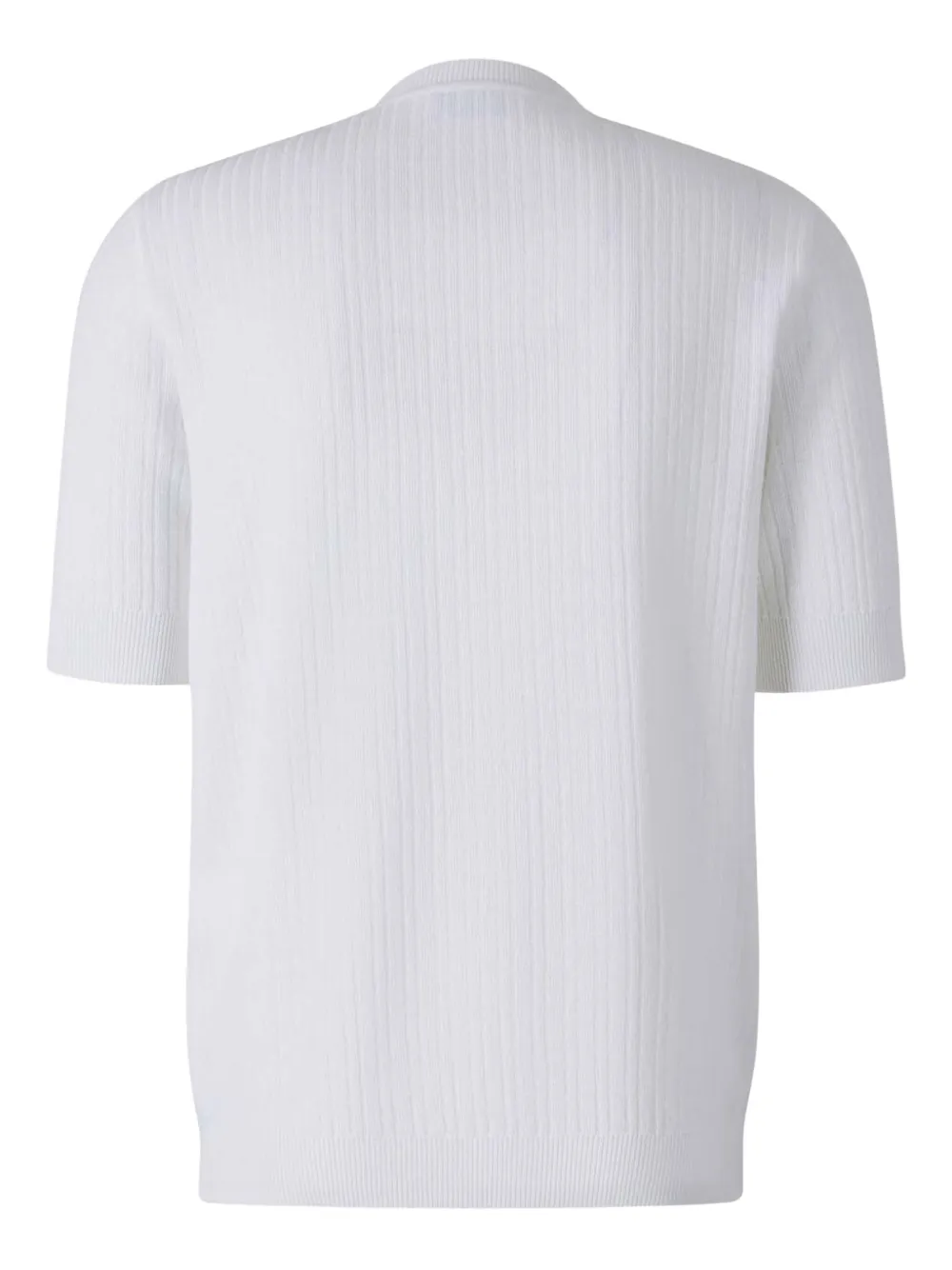 Lardini ribbed-knit T-shirt - Wit