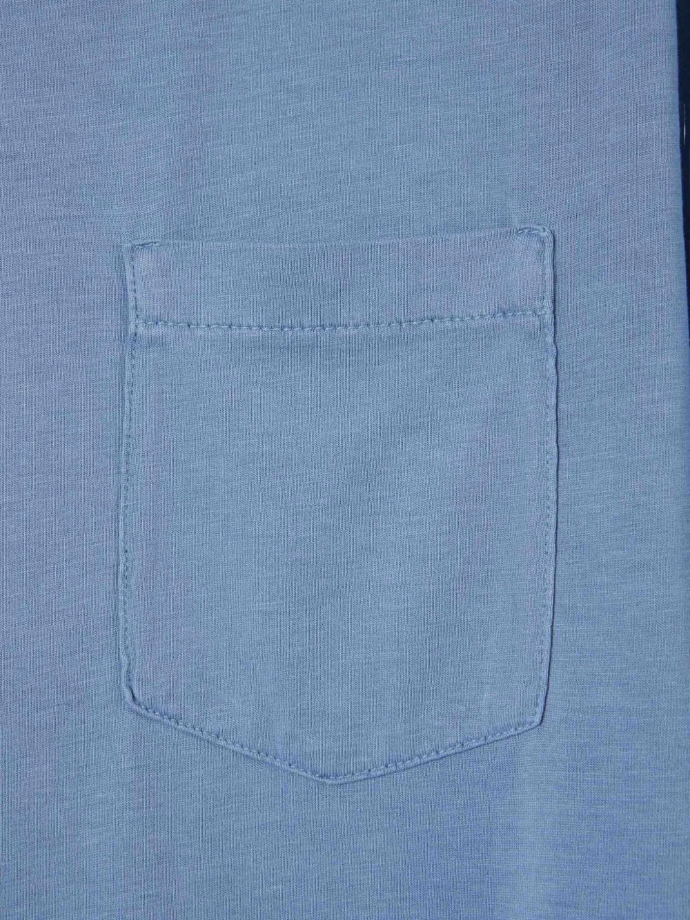 Officine Generale T-shirt met opgestikte zak Blauw