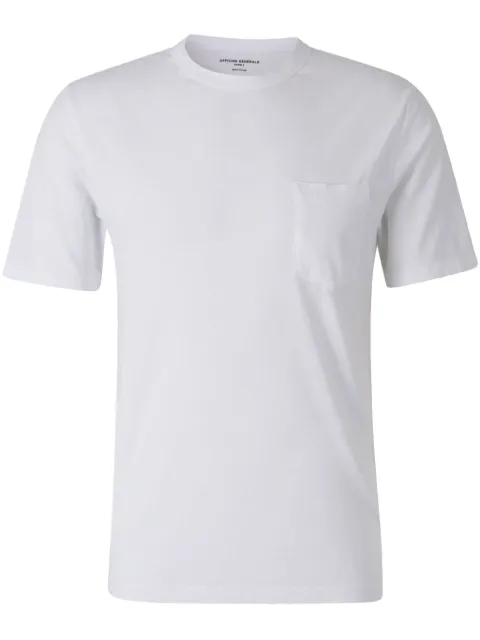 Officine Generale playera con bolsillo de parche