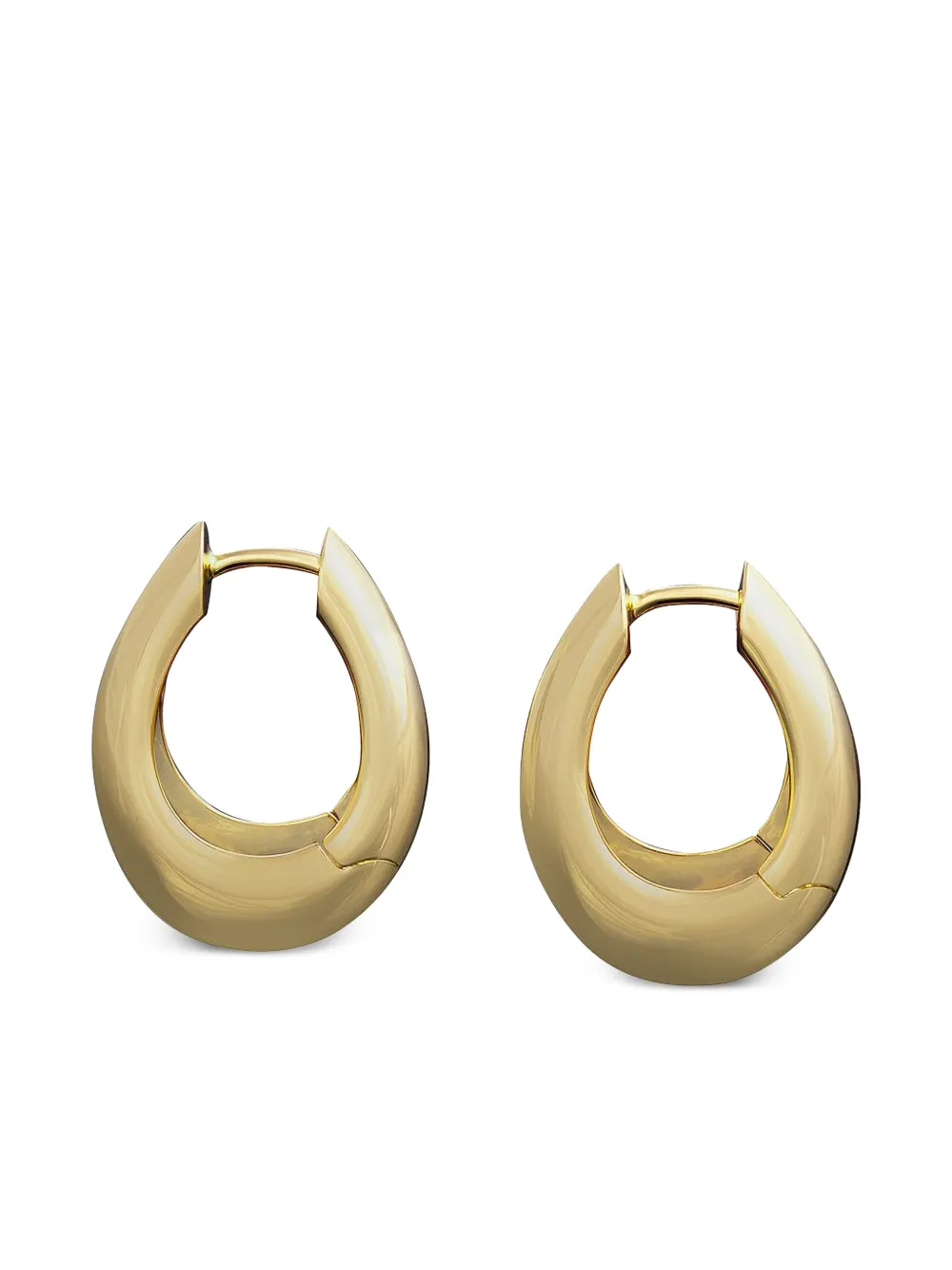 Ananya 18K yellow gold Chakra Icon diamonds earrings - Oro