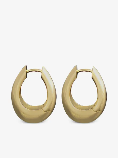 Ananya 18K yellow gold Chakra Icon diamonds earrings