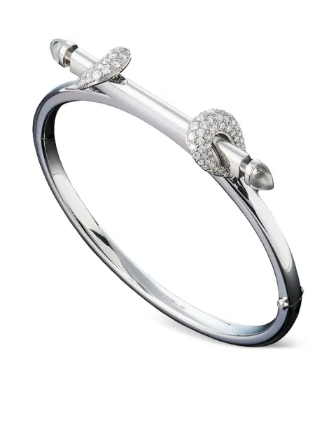Ananya 18K white gold Chakra Icon diamonds bracelet