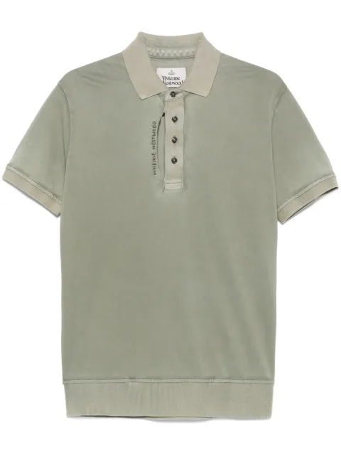 Vivienne Westwood garment-dyed piqué polo shirt
