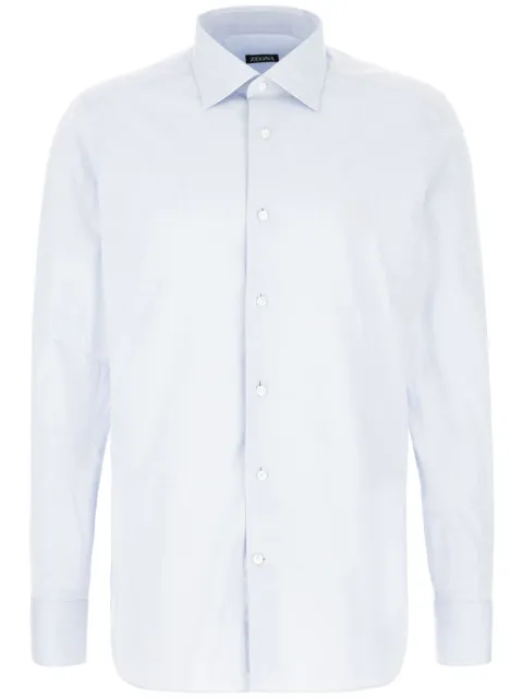 Zegna camisa de algodón