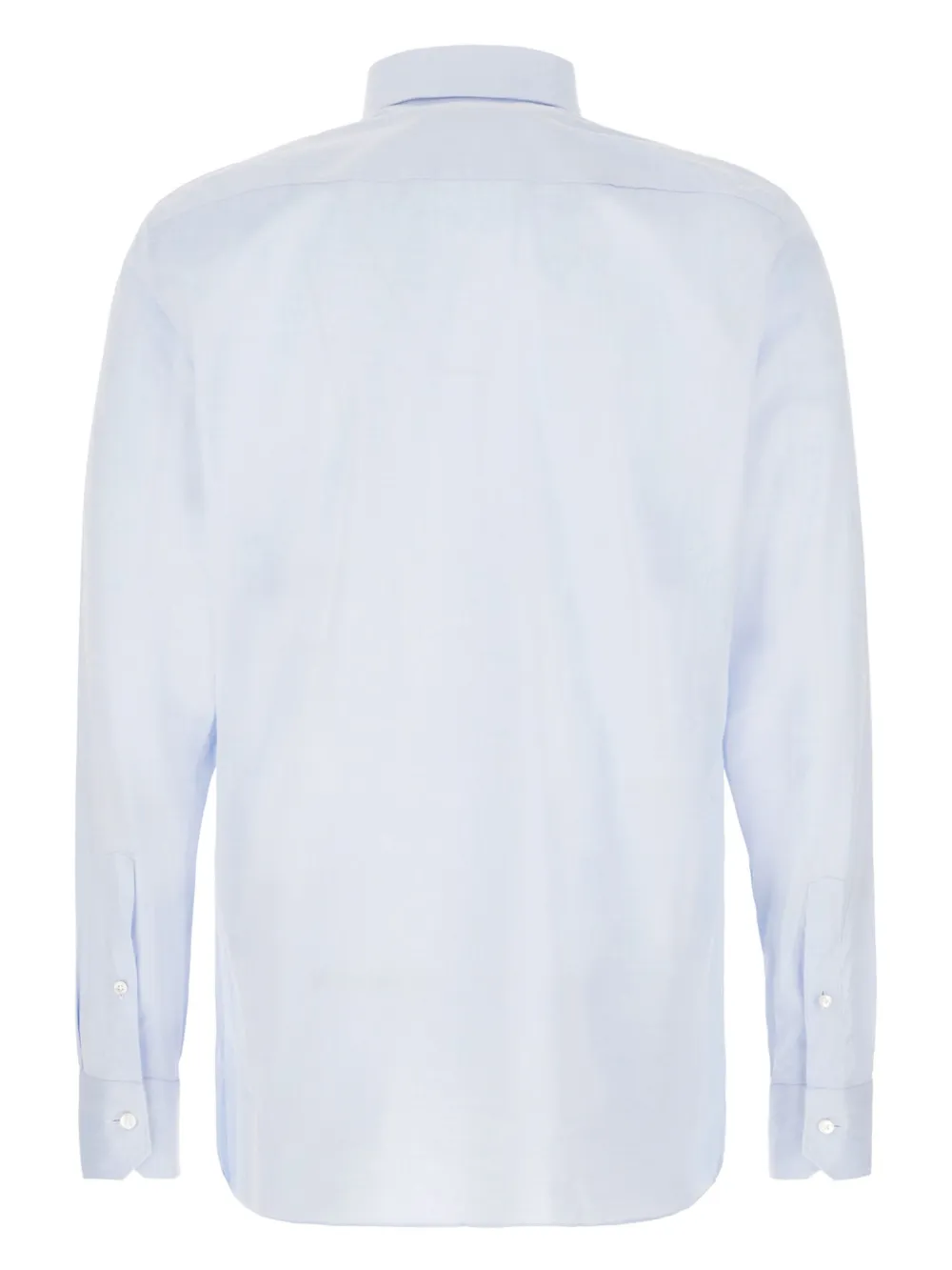 Zegna cotton-blend shirt - Blauw