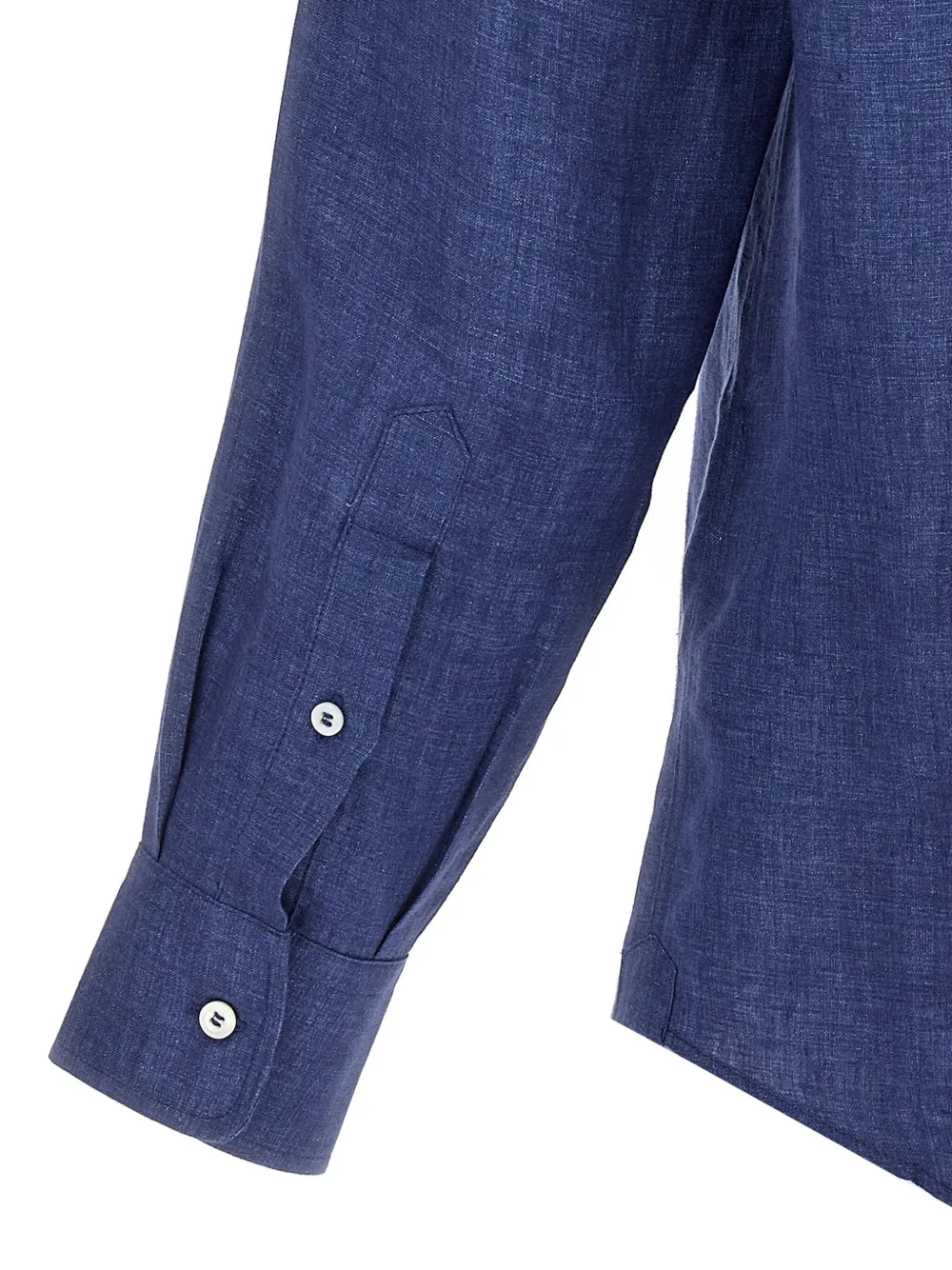 Brunello Cucinelli Linnen overhemd Blauw
