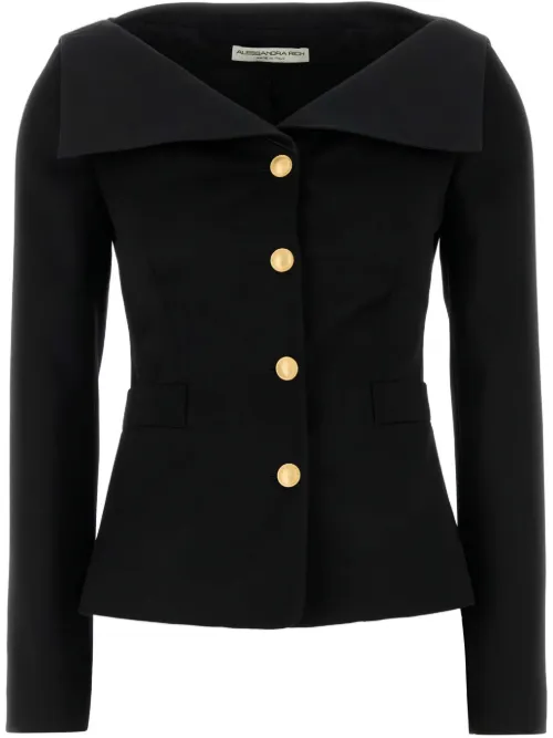 Blazer en laine - Alessandra Rich - Modalova