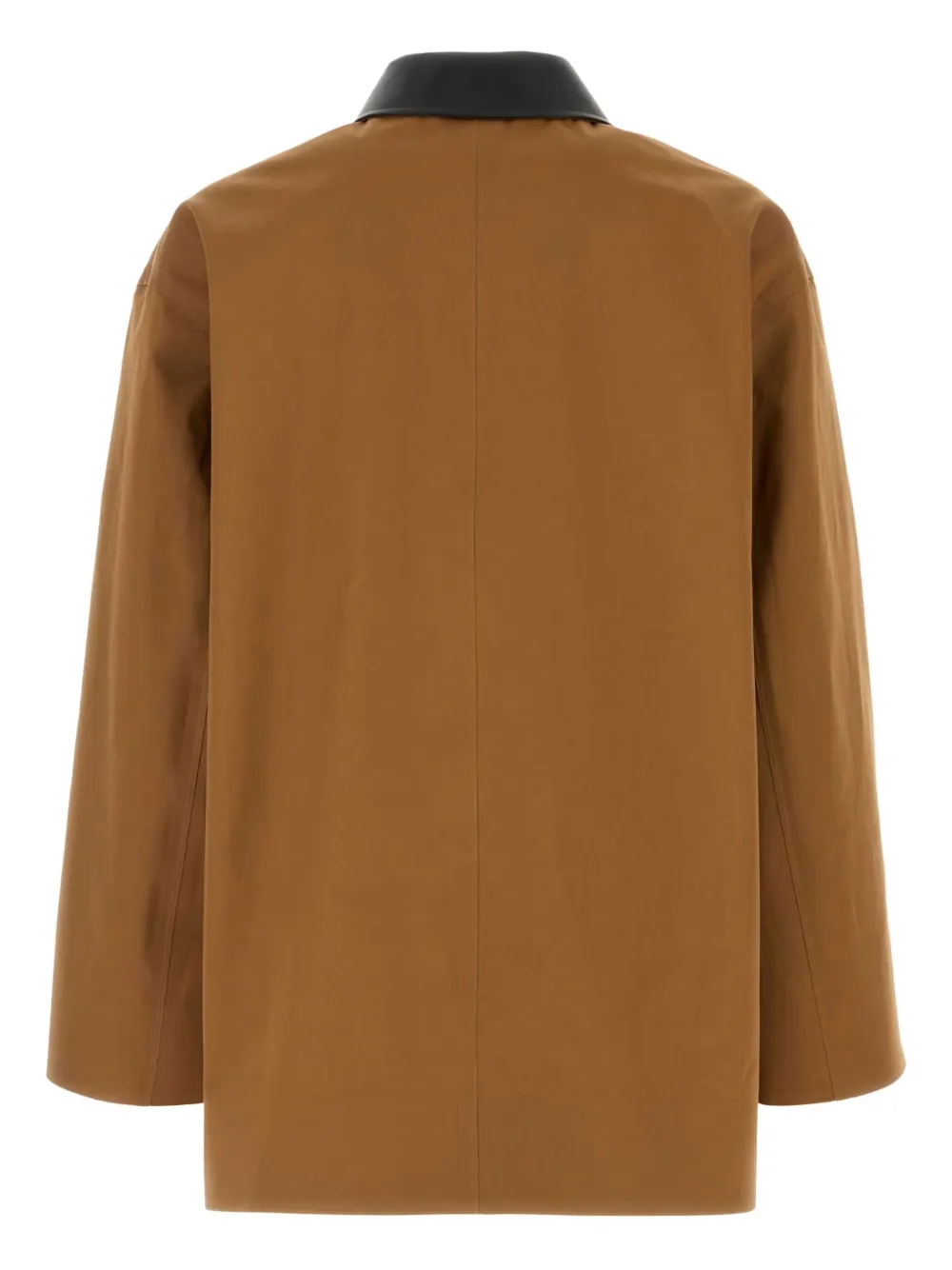 Jil Sander cotton shirt jacket - Bruin