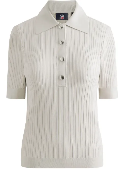 Fusalp polo en maille - Blanc - Fusalp - Modalova
