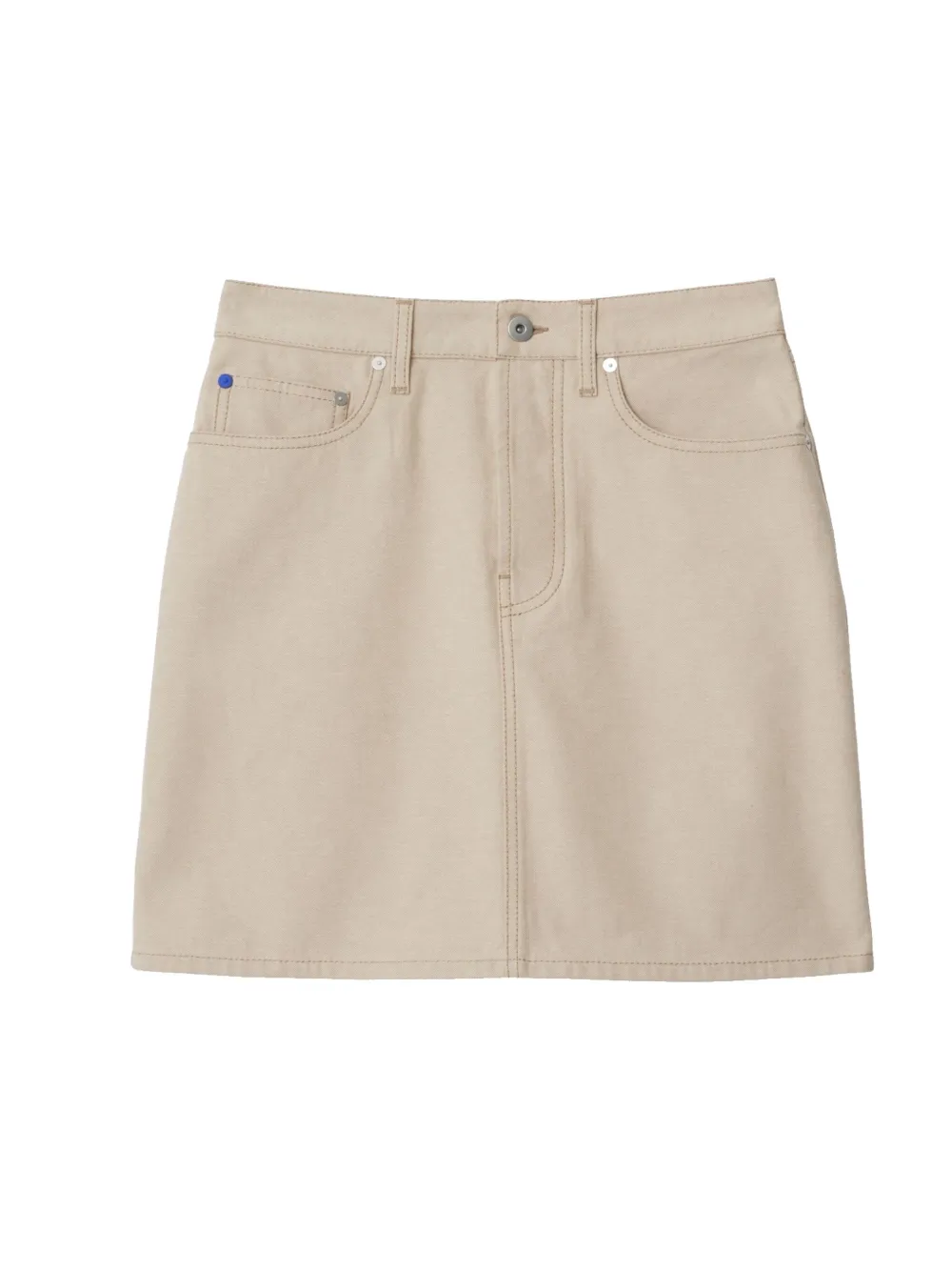 Burberry Gonna denim Equestrian Knight - Toni neutri