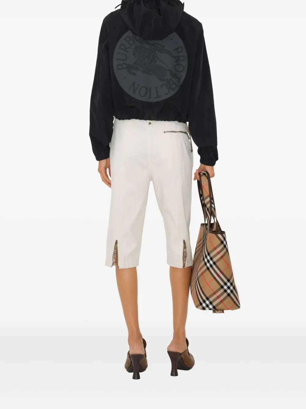 Burberry Hoodie met EKD-patch Zwart