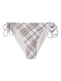 Burberry checkered bikini briefs - Neutrals