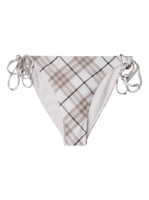 Burberry قطعة بكيني سفلية بكاروهات