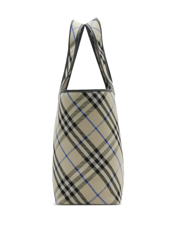 Burberry Medium Check Tote Bag | Neutrals | FARFETCH