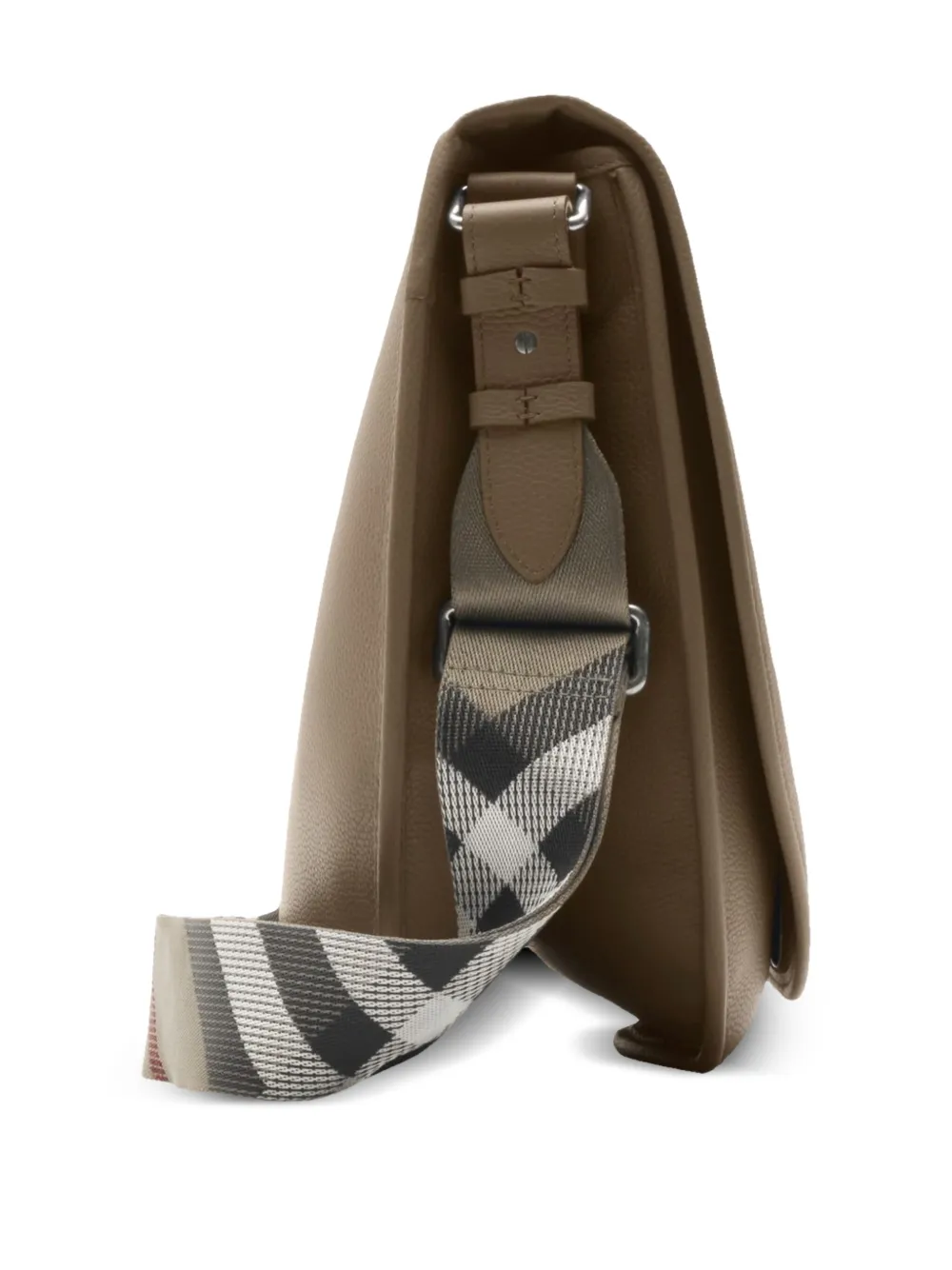 Burberry Large Rocking Horse Satchel Bag In Brown