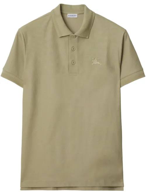 Burberry polo en coton - Vert - Burberry - Modalova