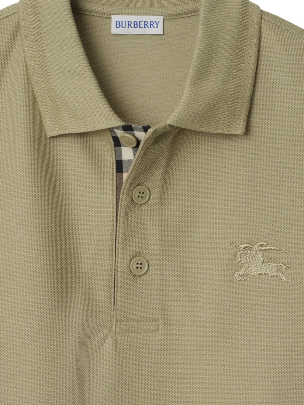 Burberry Katoenen poloshirt - Groen