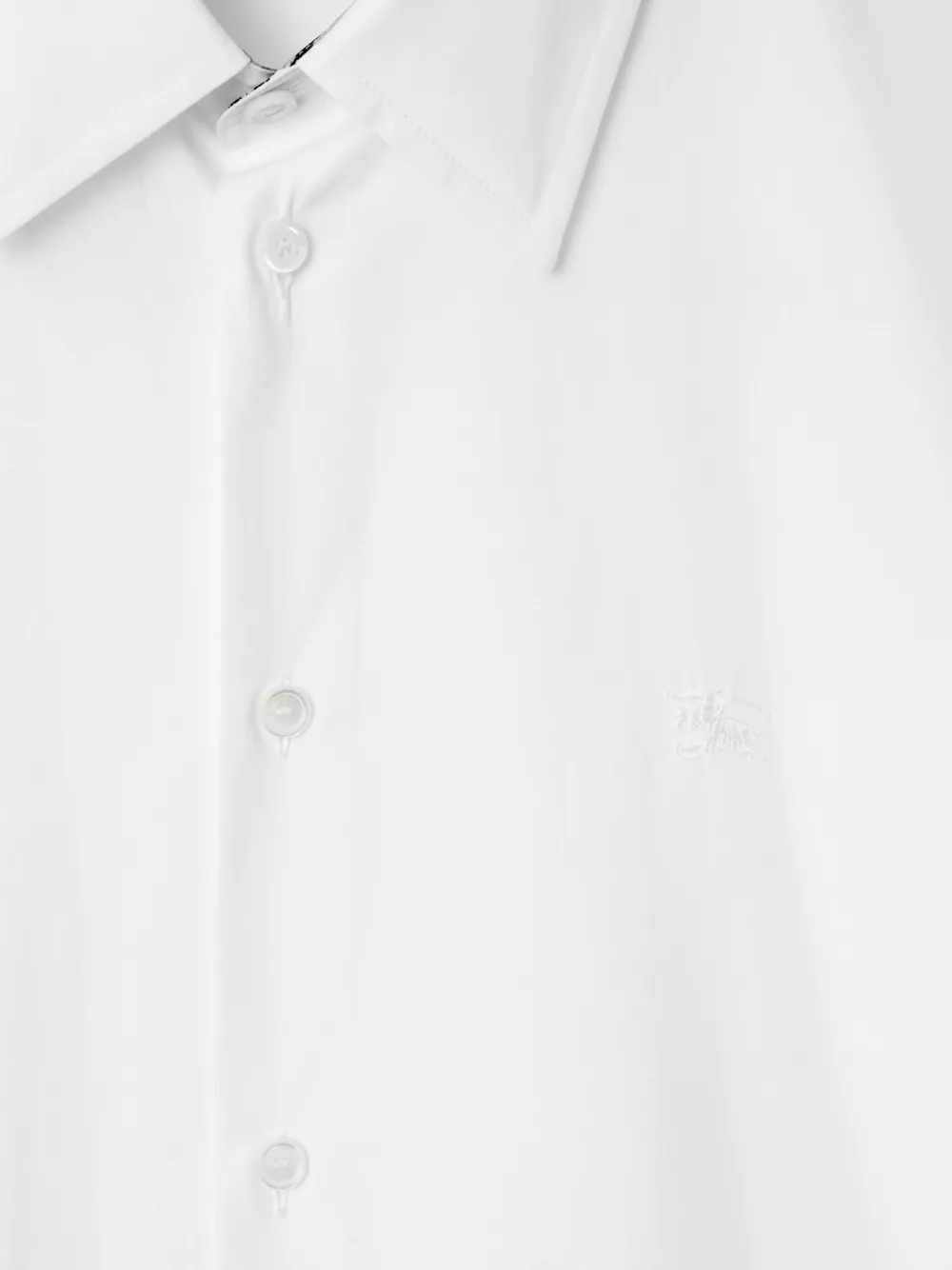 Burberry Popeline overhemd - Wit