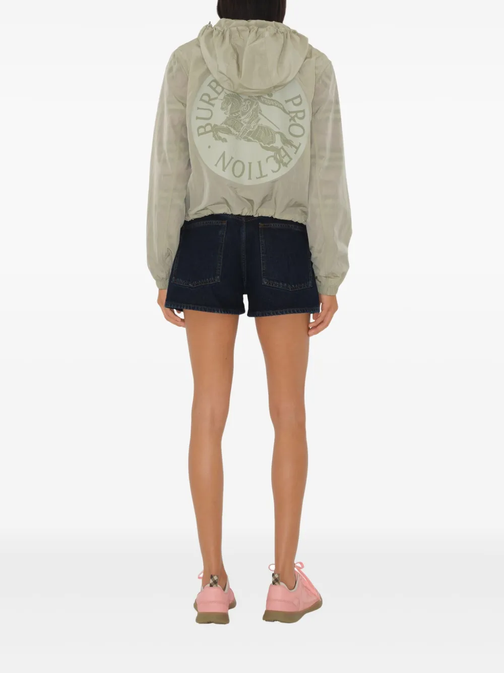 Burberry Hoodie met EKD-patch Groen