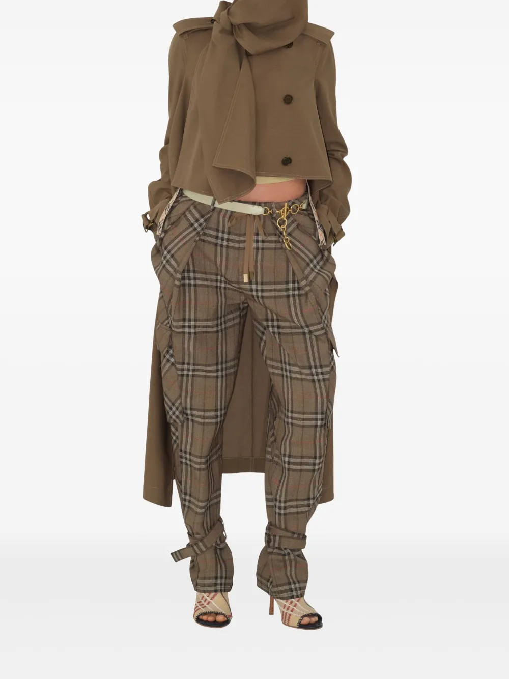 Burberry Straight broek - Bruin