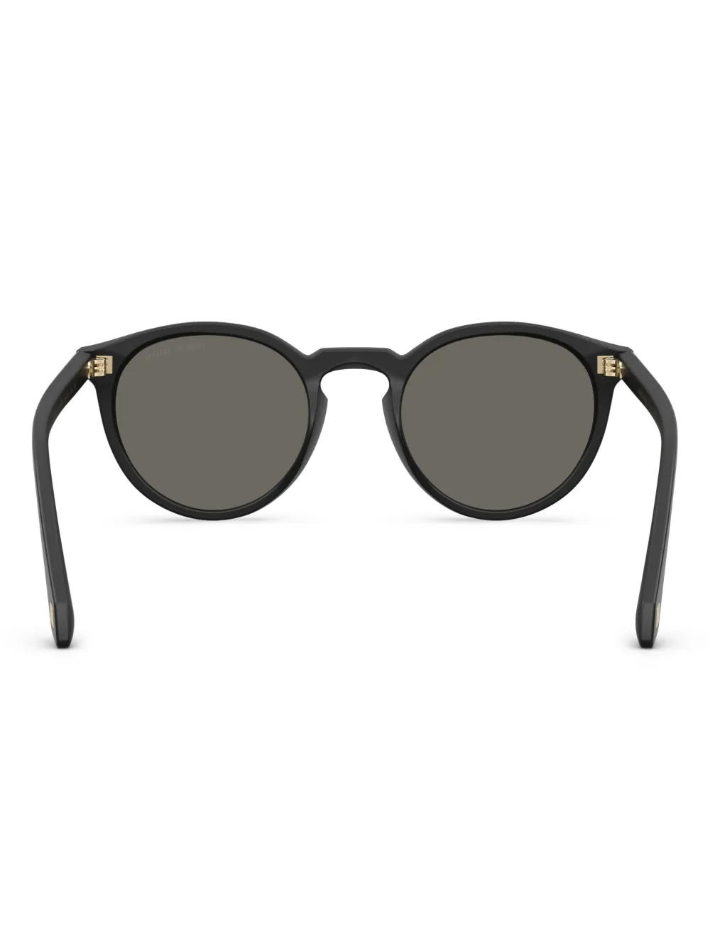 Giorgio Armani Zonnebril met rond montuur Zwart