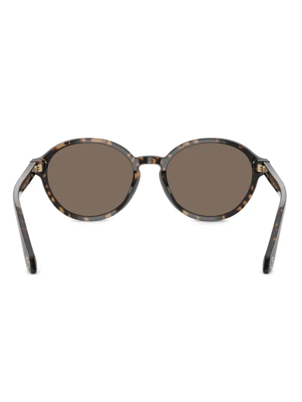 Giorgio Armani round-frame tortoiseshell-effect Sunglasses  display picture 2
