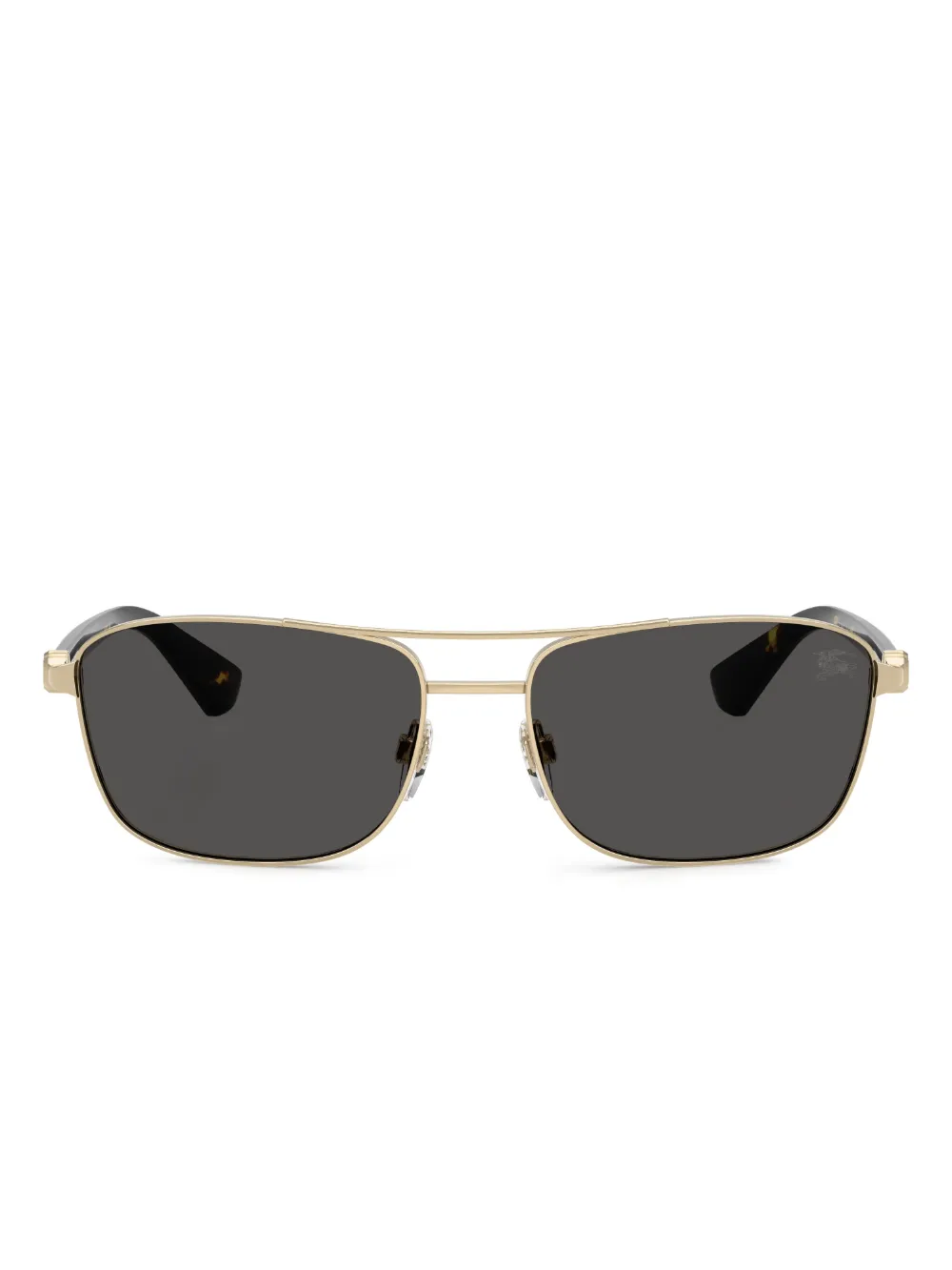 Burberry Eyewear Zonnebril met rechthoekig montuur Goud