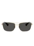 Burberry Eyewear rectangle-frame sunglasses - Gold