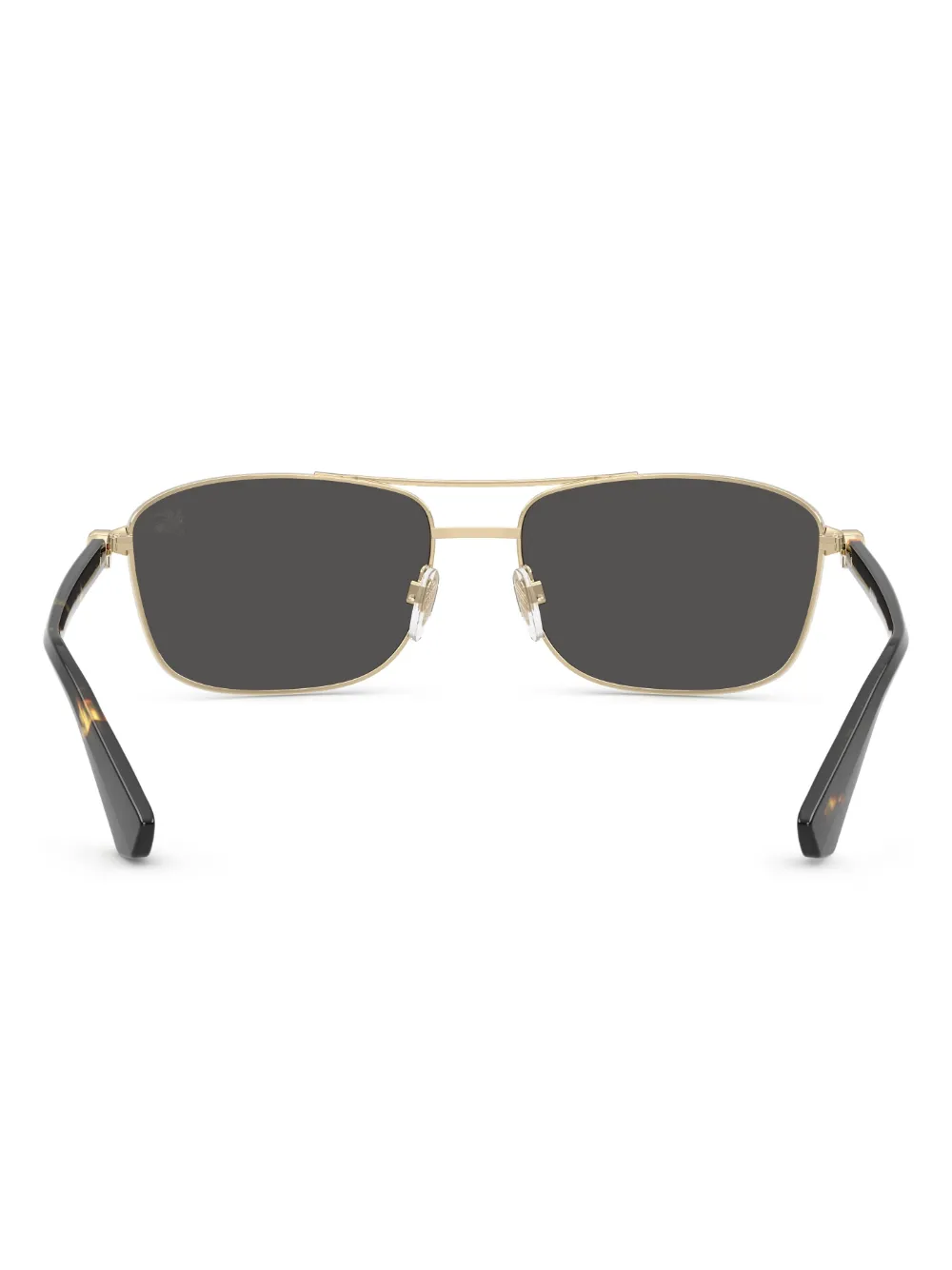 Burberry Eyewear Zonnebril met rechthoekig montuur Goud