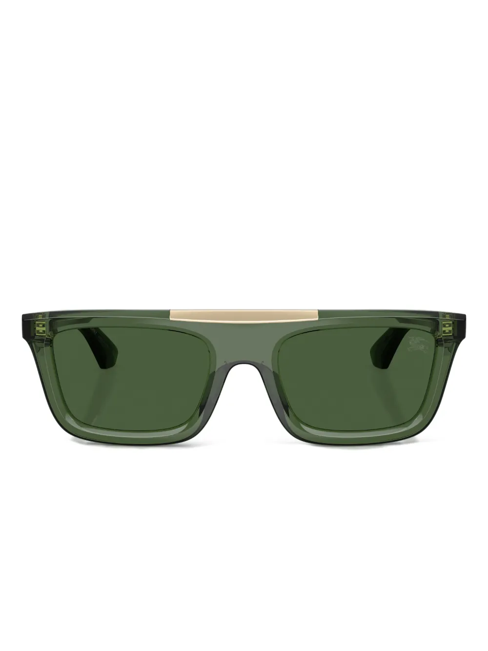 Burberry Eyewear Zonnebril met rechthoekig montuur Groen