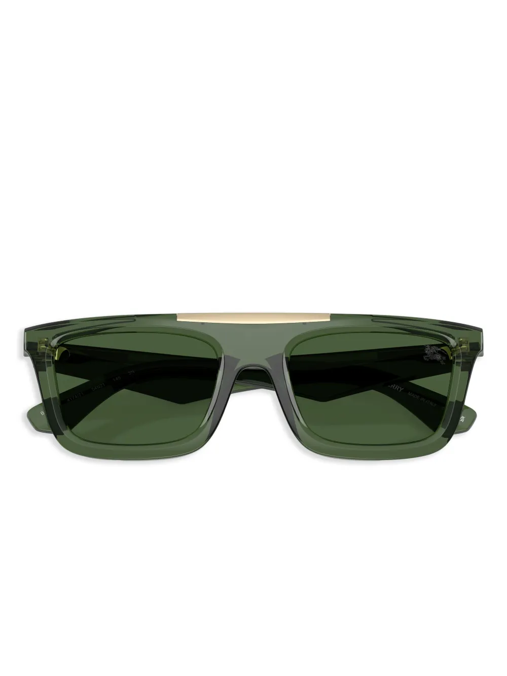 Burberry Eyewear Zonnebril met rechthoekig montuur Groen