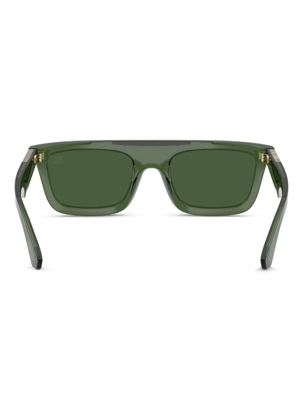 Burberry Eyewear Zonnebril met rechthoekig montuur Groen