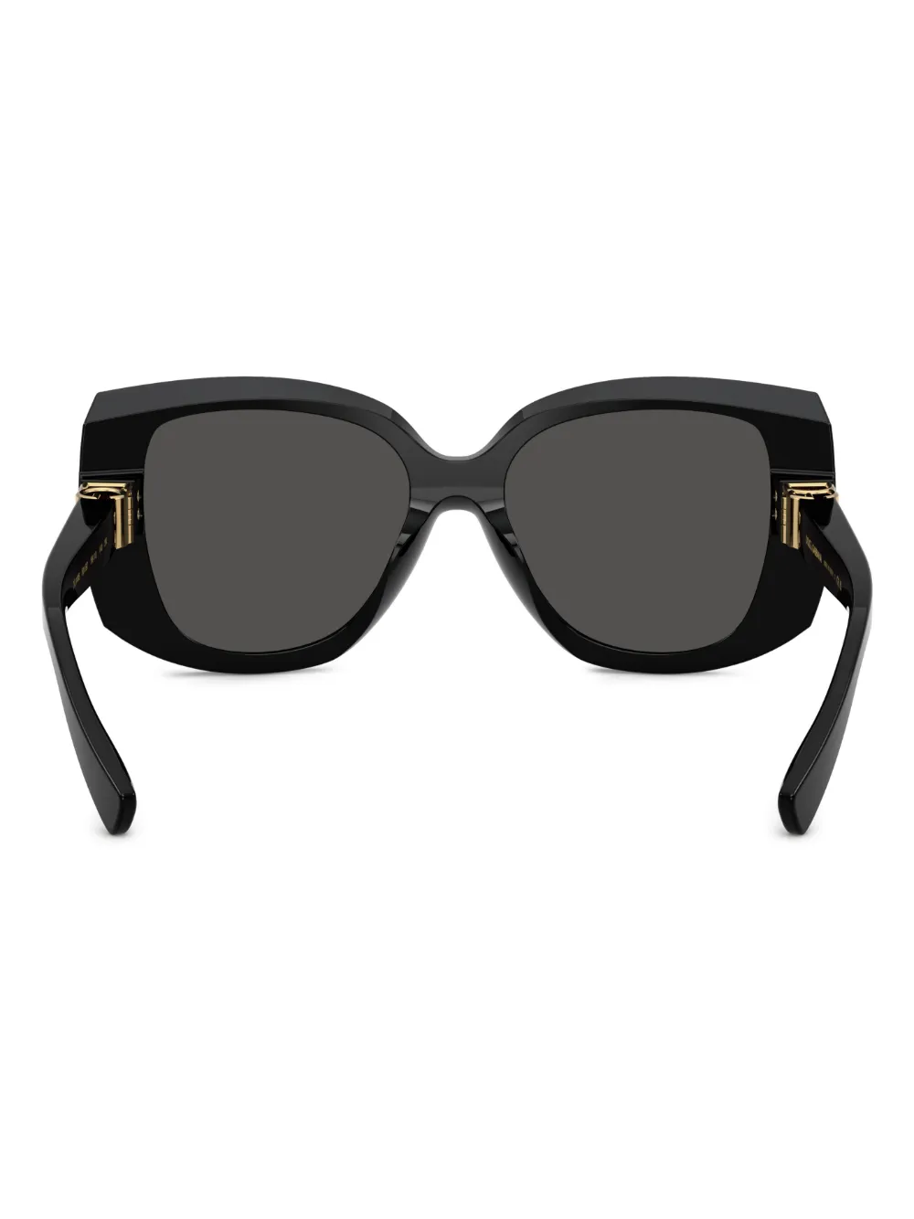 Dolce & Gabbana Eyewear Zonnebril met oversized montuur Zwart