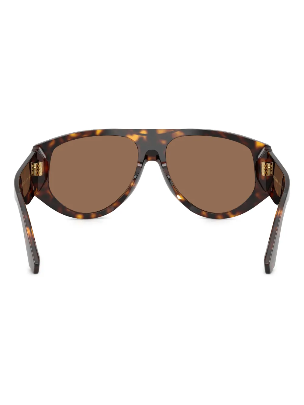 Dolce & Gabbana Eyewear Zonnebril met schildpadschild-design Bruin