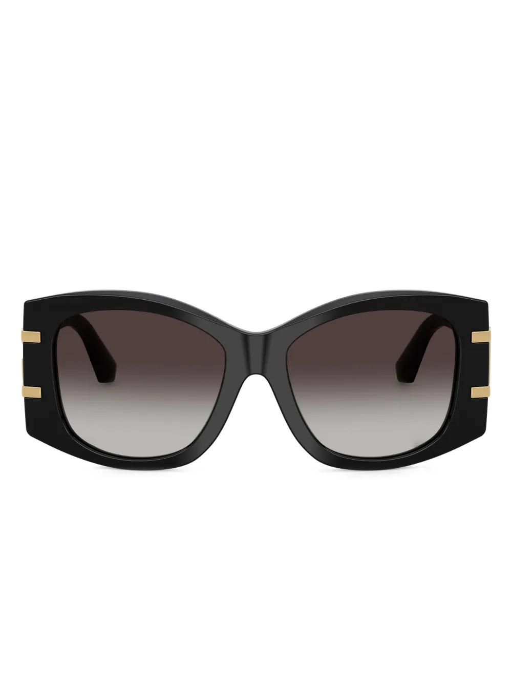 Dolce & Gabbana Eyewear Zonnebril met geometrisch montuur Zwart