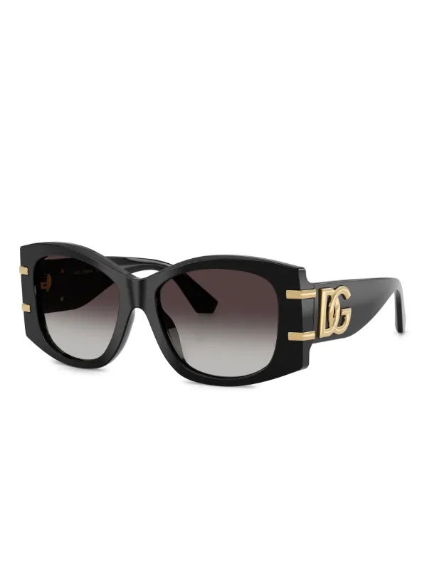 Dolce & Gabbana Eyewear geometric-frame Sunglasses | Black  display picture 1