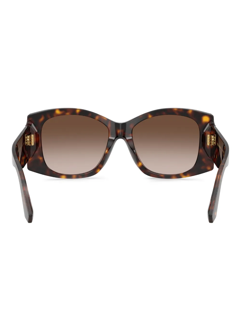 Dolce & Gabbana Eyewear Zonnebril met geometrisch montuur Bruin