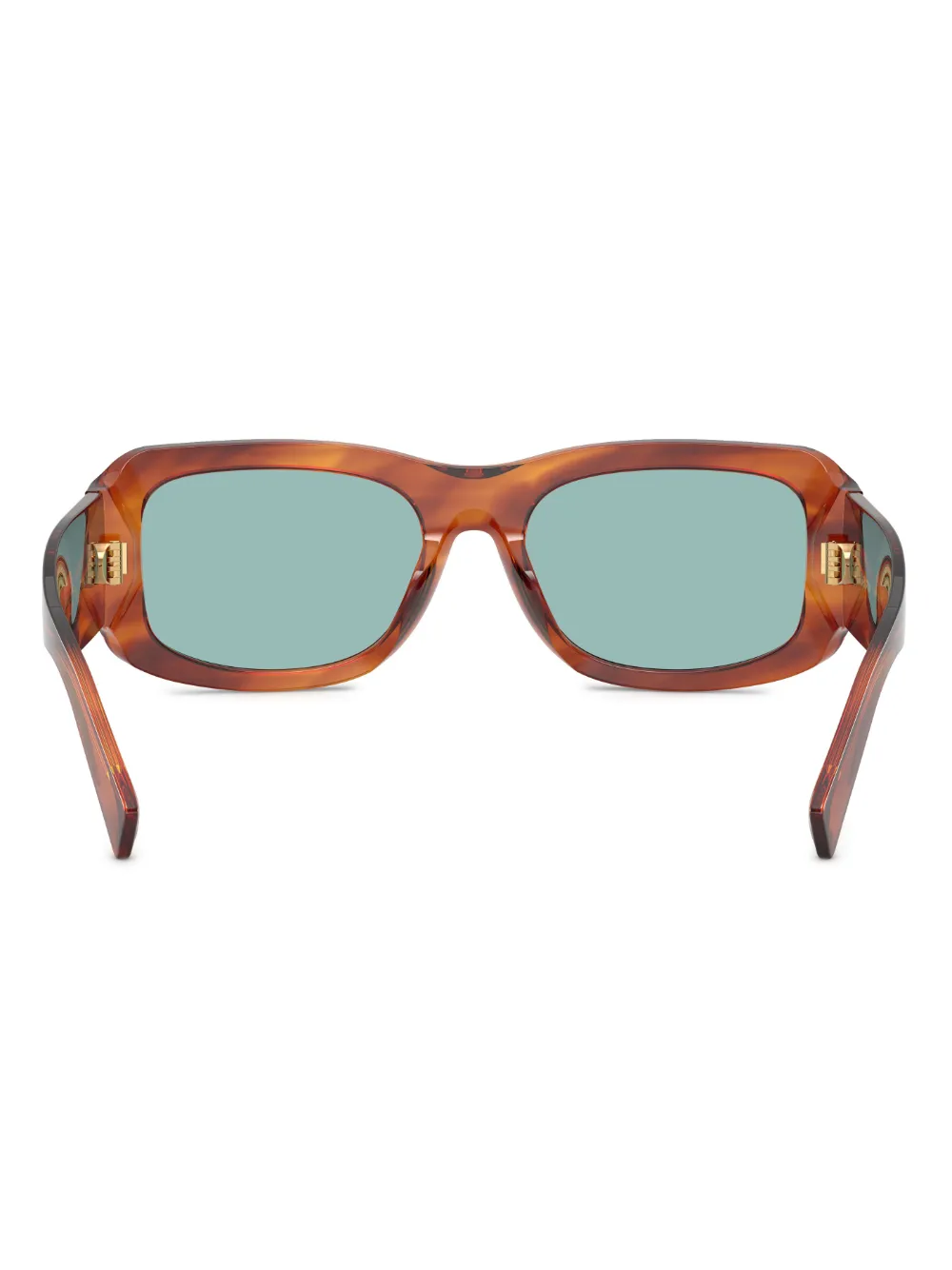 Dolce & Gabbana Eyewear Zonnebril met houten montuur Bruin