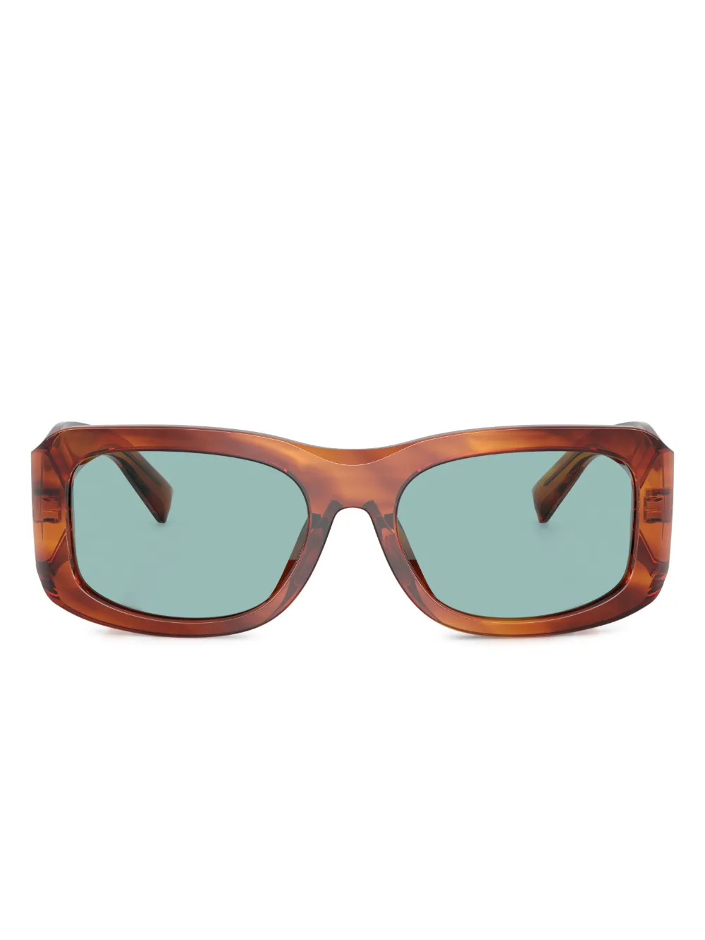 Dolce & Gabbana Eyewear Zonnebril met houten montuur Bruin
