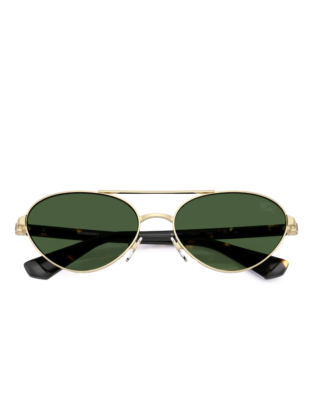 Burberry Eyewear BE3165 zonnebril met piloten montuur Goud