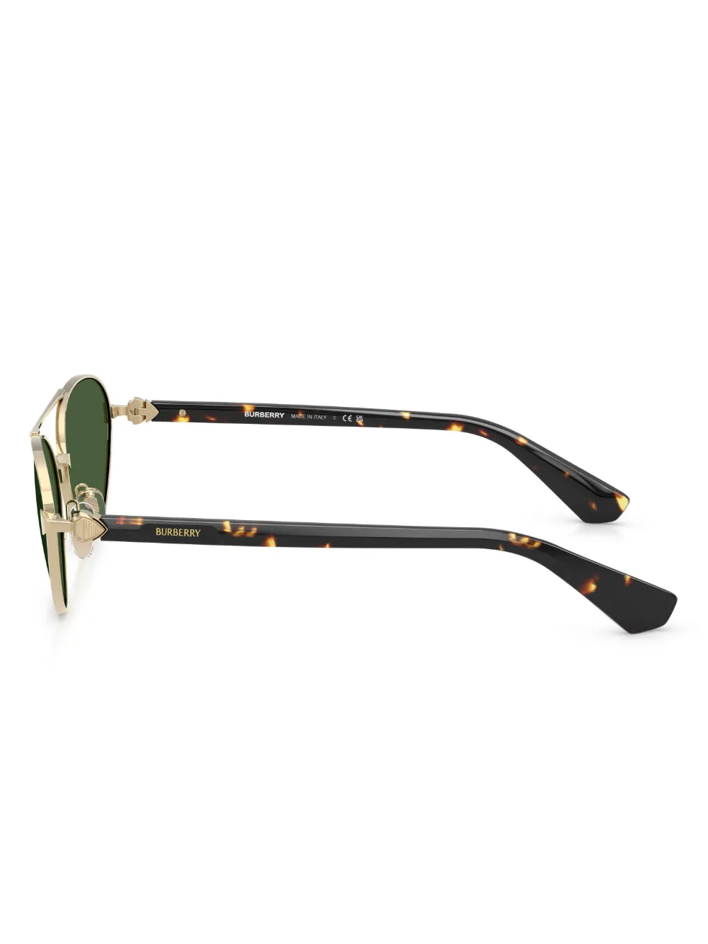 Burberry Eyewear BE3165 zonnebril met piloten montuur Goud