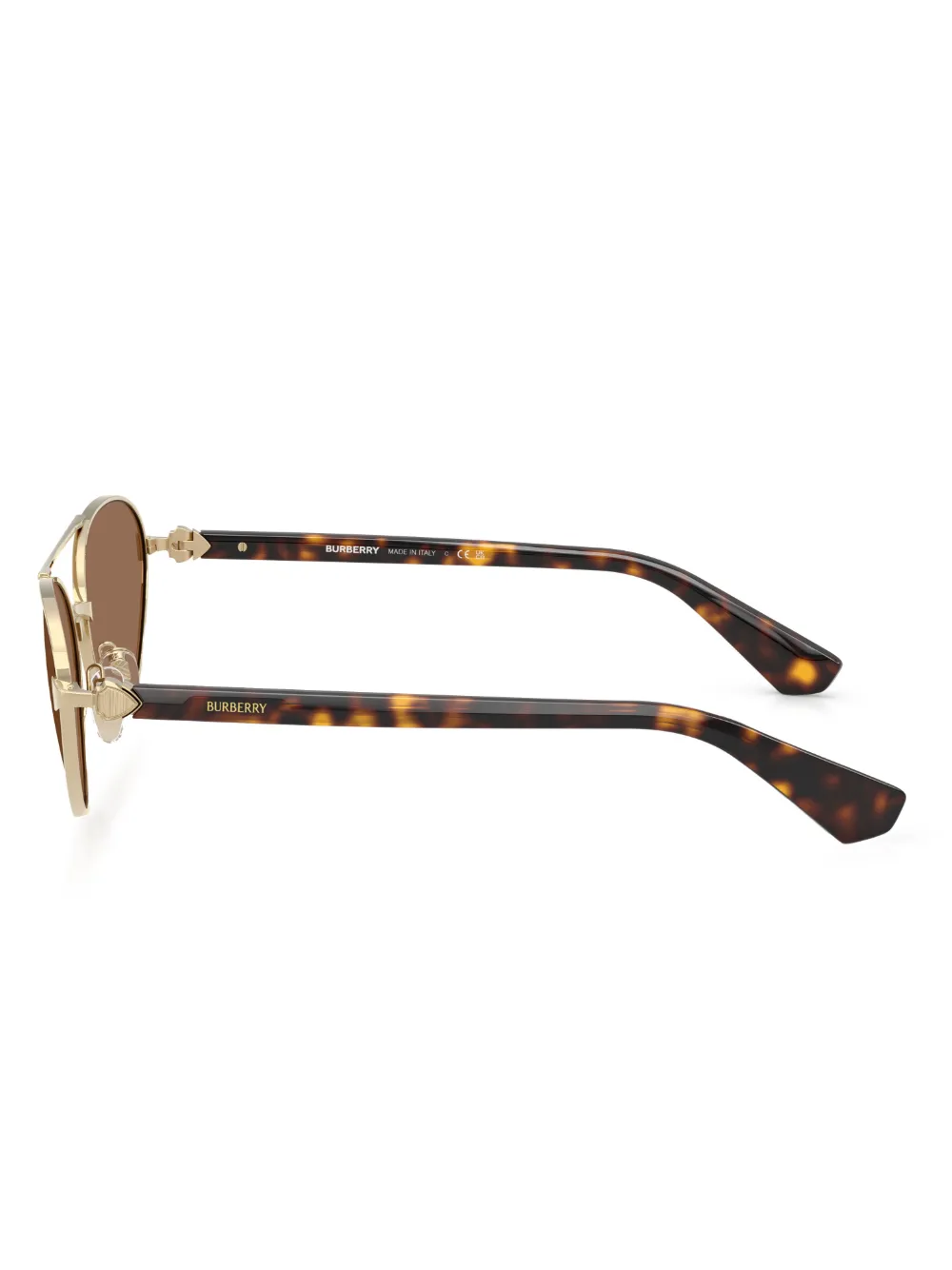 Burberry Eyewear Zonnebril met piloten montuur Goud