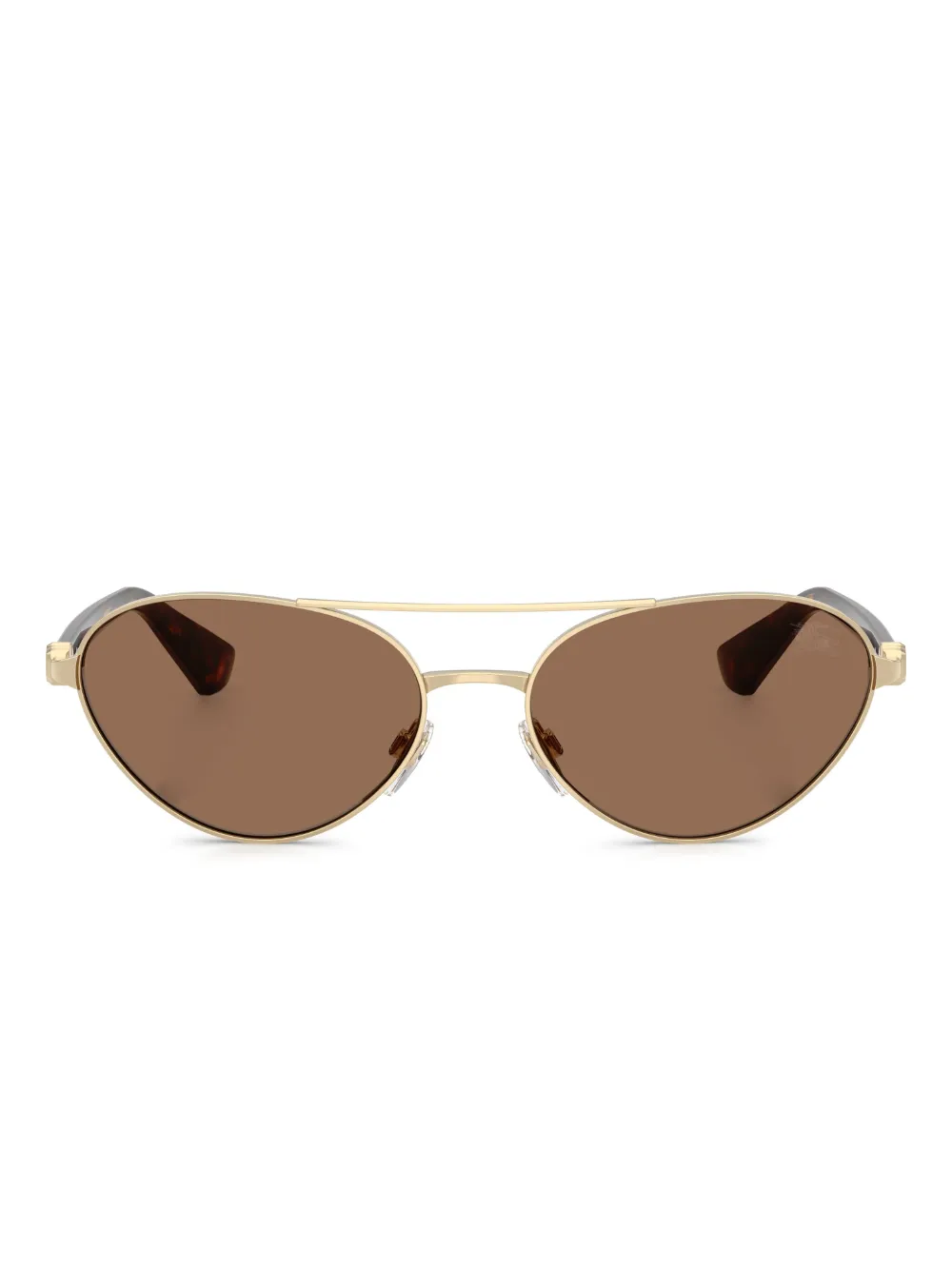 Burberry Eyewear Zonnebril met piloten montuur Goud